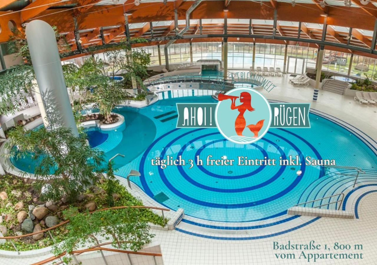 Das Appartement Inselliebe Ruegen Inkl Sauna Und 3H Taeglich Eintritt Ahoi Schwimmbad Sellin  Extérieur photo
